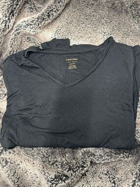 Calvin Klein Classic Black V-Neck Shirt